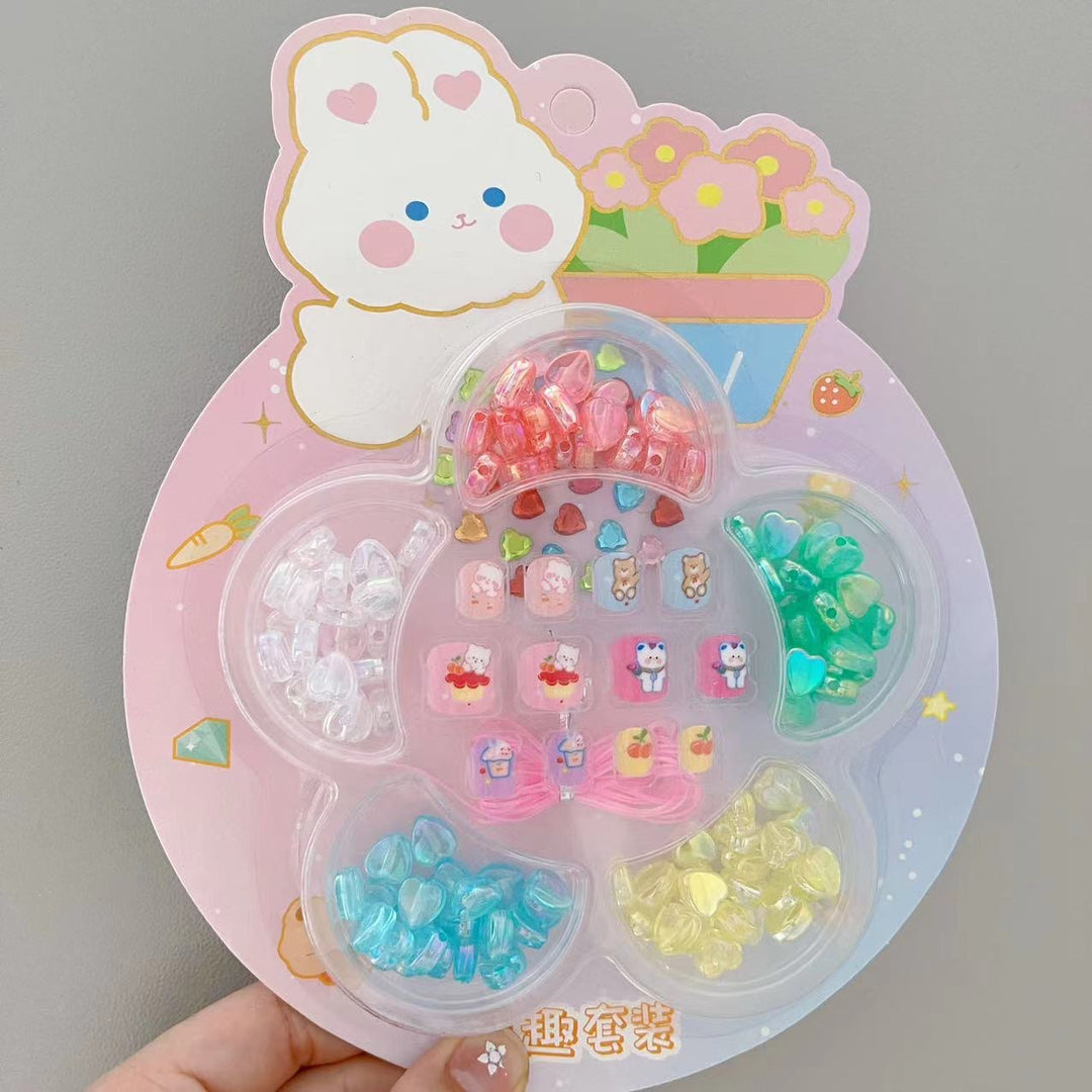 Bộ Móng Giả Ép Cho Trẻ Em - E