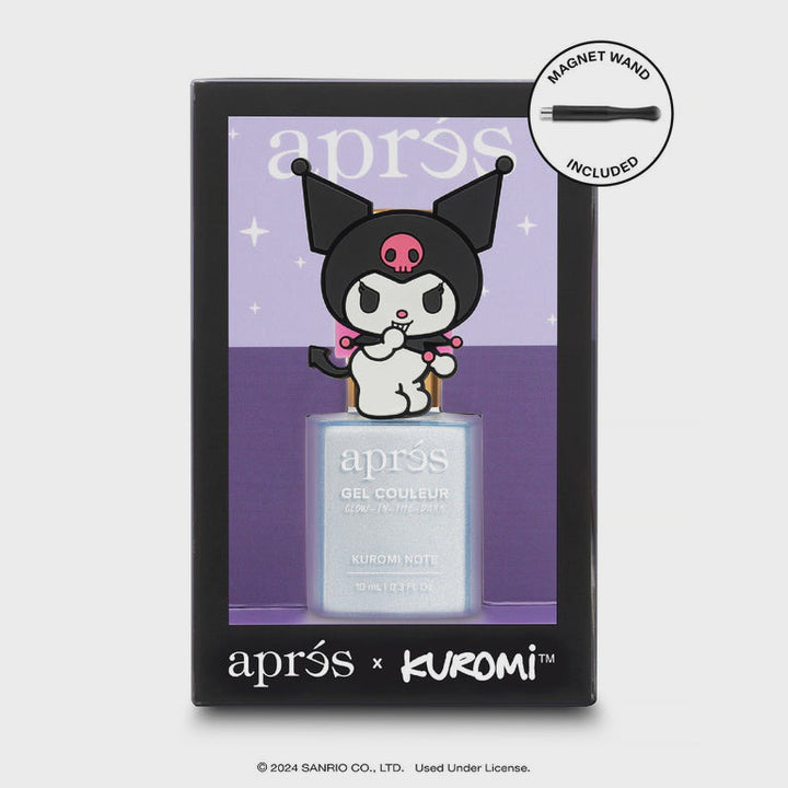 Apres Kuromi™ 猫眼甲油胶 10ml - K107 Kuromi 音符