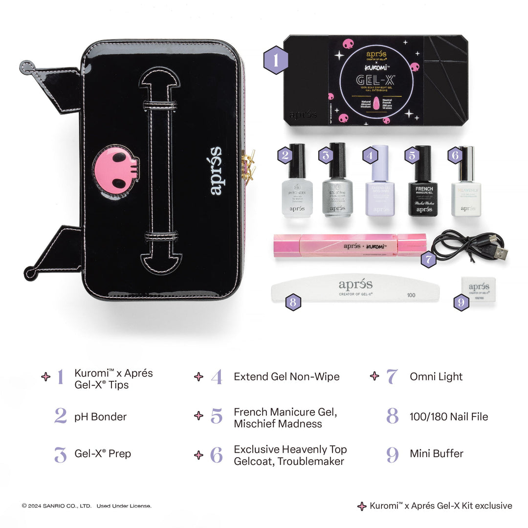 酷洛米™ x Aprés Gel-X® 美甲延长套组