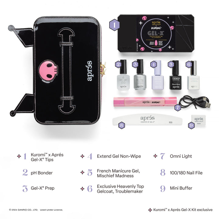 酷洛米™ x Aprés Gel-X® 美甲延长套组