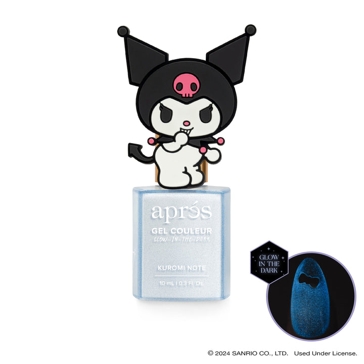 Apres Kuromi™ 猫眼甲油胶 10ml - K107 Kuromi 音符