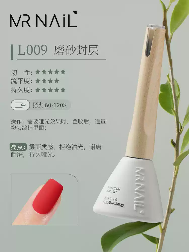 Mr Nail Matte Top Coat 磨砂封层 L009 14g - Gel Top Coat (view 2)