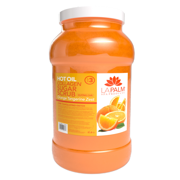 LAPALM Hot Oil Sugar Scrub 1Gallon