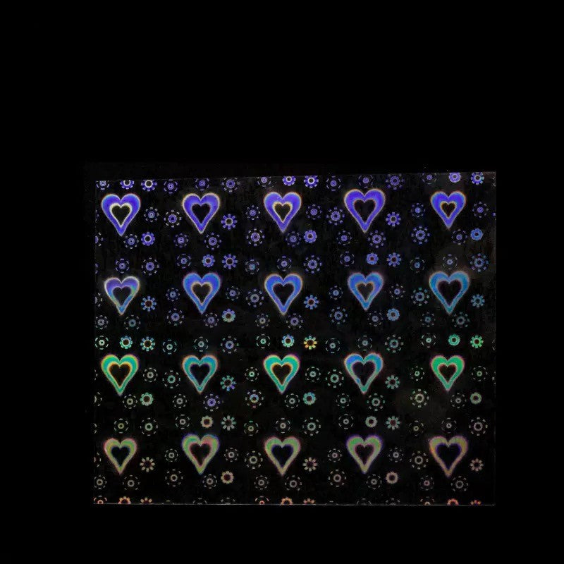 Laser Nail Sticker-Heart