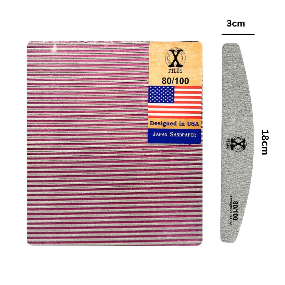 X File Half Moon Zebra 80/100 1pc