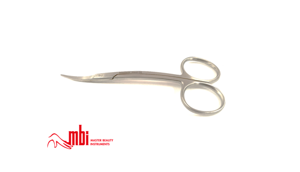 MBI-525 Eyelash &amp; Eyebrow Scissor Double Curved