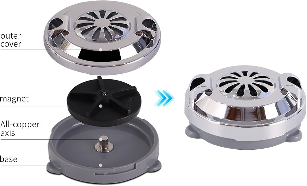 Magnetic Jet Head for Pedicure Chairs