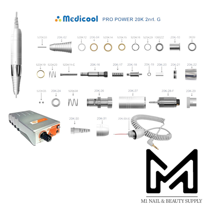 Medicool 20K Handpiece Parts