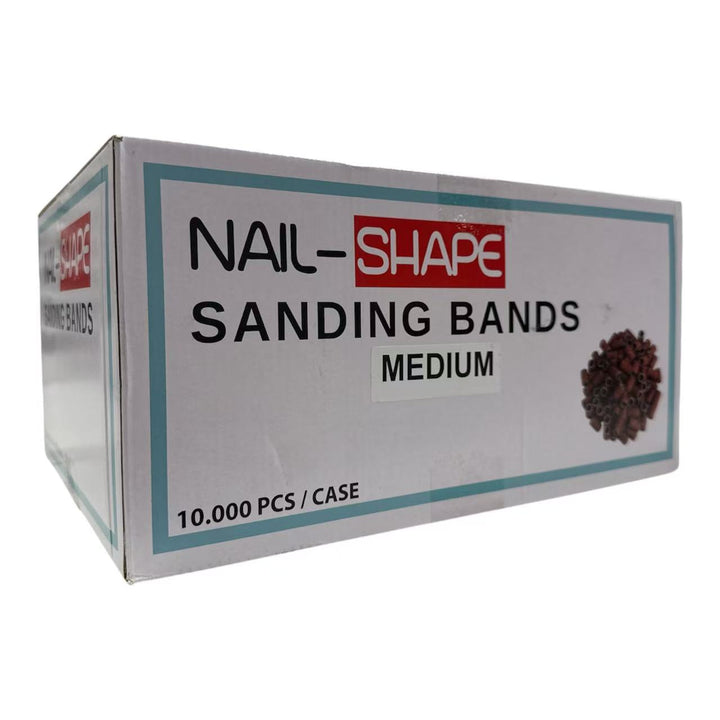Nail-Shape Brown Sanding Band 1000pcs/Bag