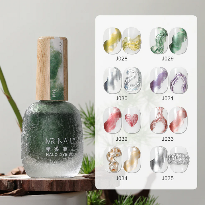 Mr Nail Metallic Marble Ink Collection金属晕染液 (8 Colors)