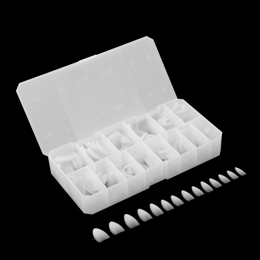 Ombré Gel-X® Natural Almond Medium Tip Box of Tips (210pcs)