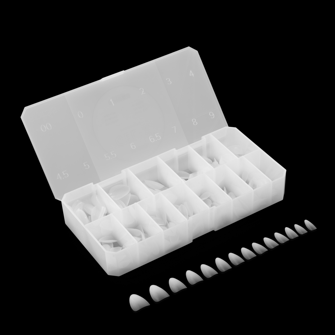 Ombré Gel-X® Natural Almond Short Tip Box of Tips (210pcs)