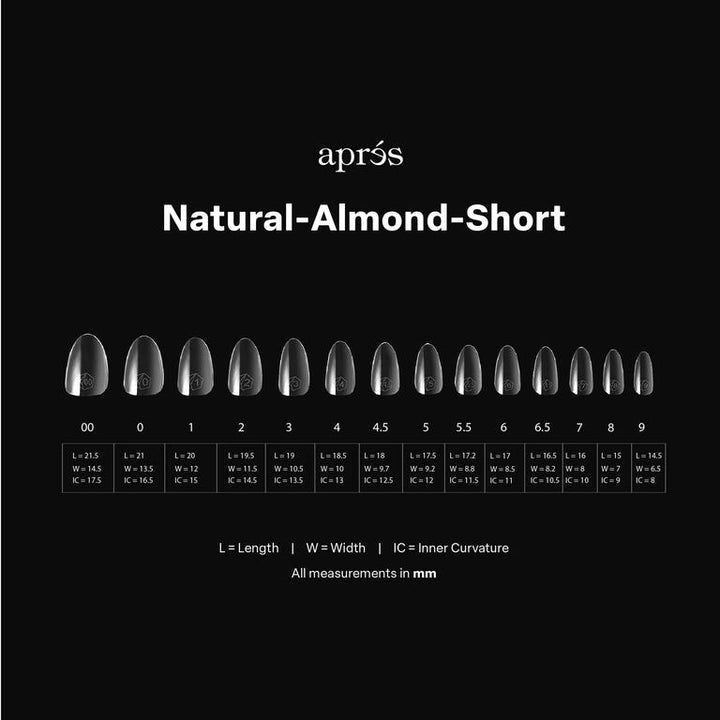 GEL-X® Natural Almond Short Box of Tips - Pro (600pcs)