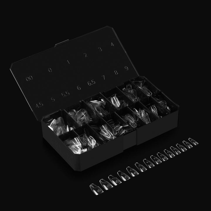 GEL-X® Natural Coffin Medium Box of Tips - Mini (280pcs)
