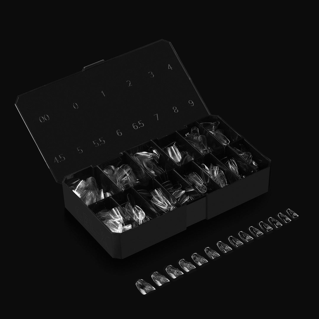 GEL-X® Natural Coffin Extra Short Box of Tips - Mini (280pcs)