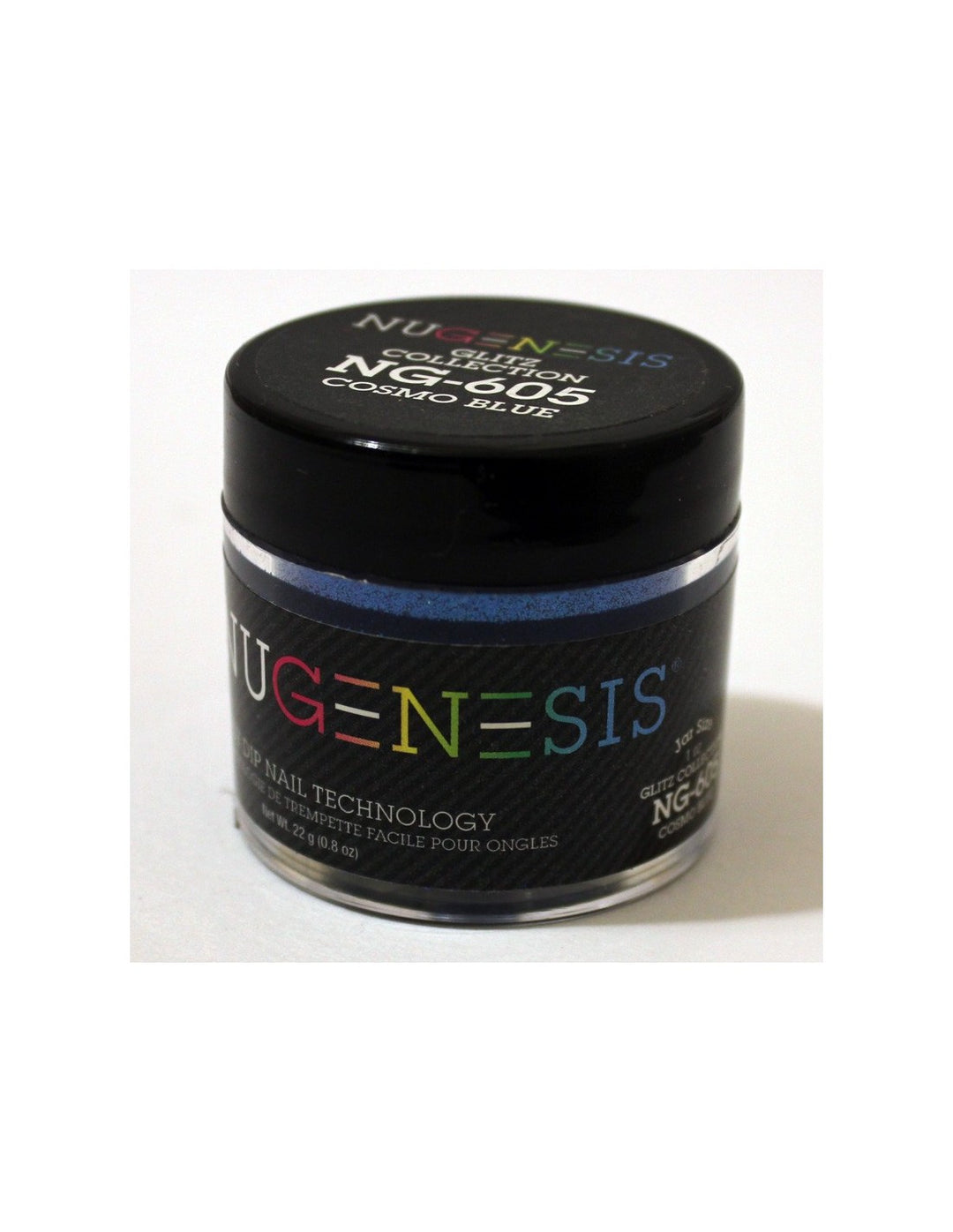 NuGenesis Dipping Powder 2oz - NG605 Cosmo Blue (view 2)