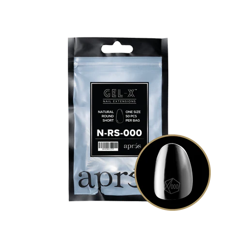 GEL-X® Natural Round Short Refill Bag (50pcs)