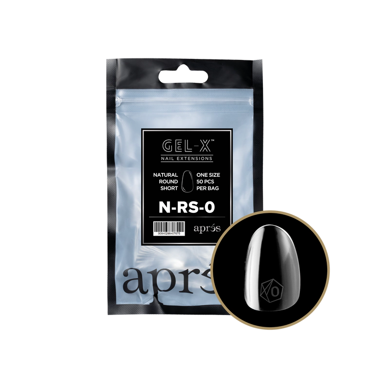 GEL-X® Natural Round Short Refill Bag (50pcs)