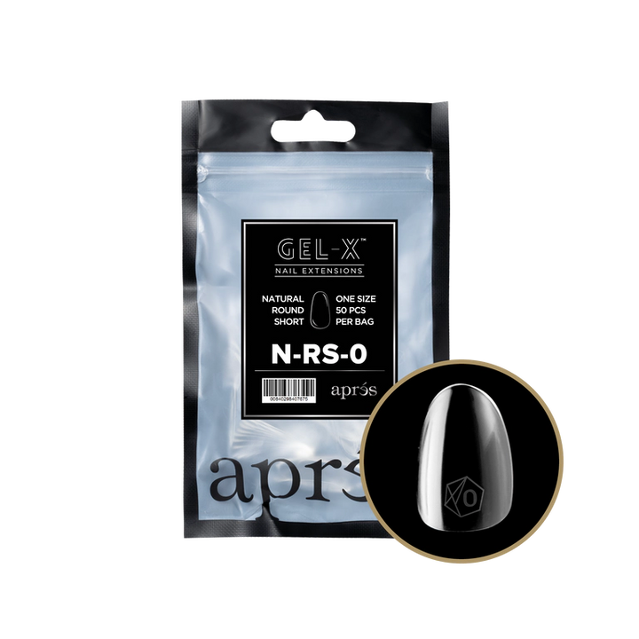 GEL-X® Natural Round Short Refill Bag (50pcs)