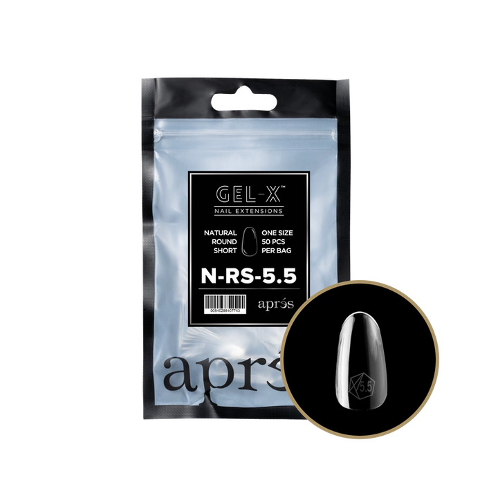 GEL-X® Natural Round Short Refill Bag (50pcs)