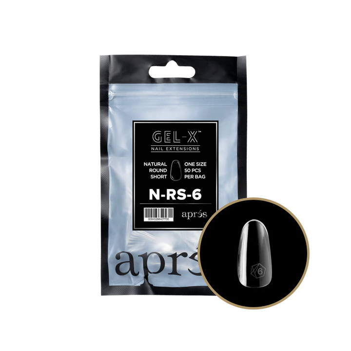GEL-X® Natural Round Short Refill Bag (50pcs)