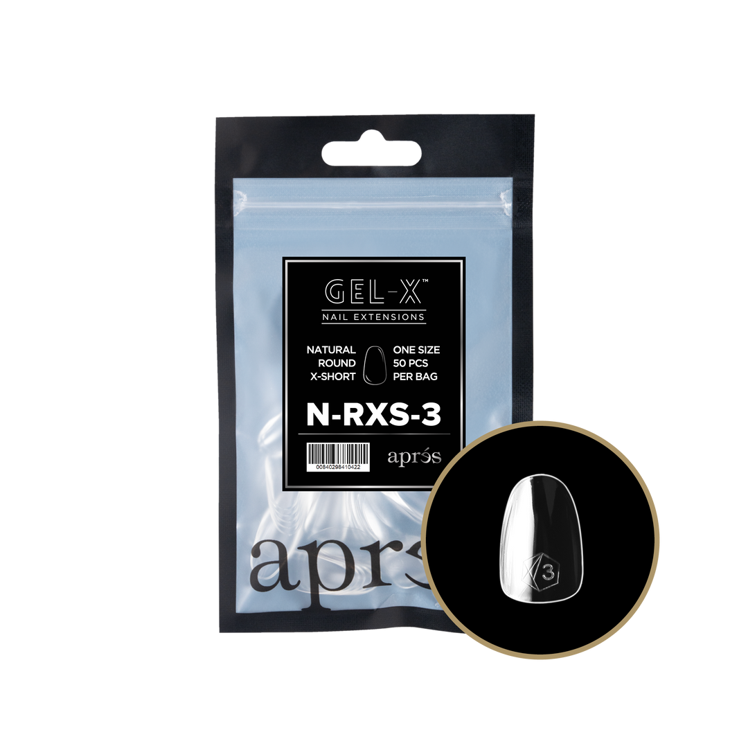 GEL-X® Natural Round Extra Short Refill Bag (50pcs)