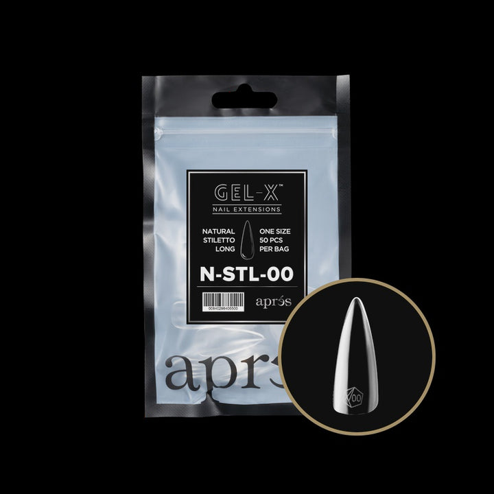 Túi Gel-X® Stiletto Tự Nhiên Dài, Túi Thay Thế (50 chiếc)