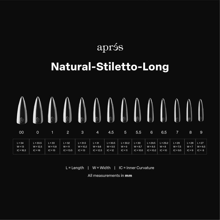 GEL-X® Natural Stiletto Long Box of Tips - Mini (280pcs)