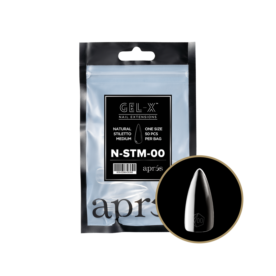 GEL-X® Natural Stiletto Medium Refill Bag (50pcs)