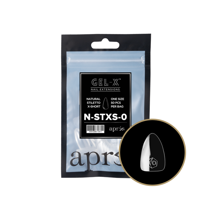 GEL-X® Natural Stiletto Extra Short Refill Bag (50pcs)