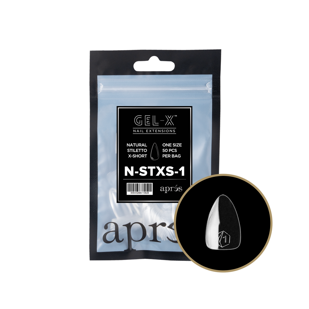 GEL-X® Natural Stiletto Extra Short Refill Bag (50pcs)