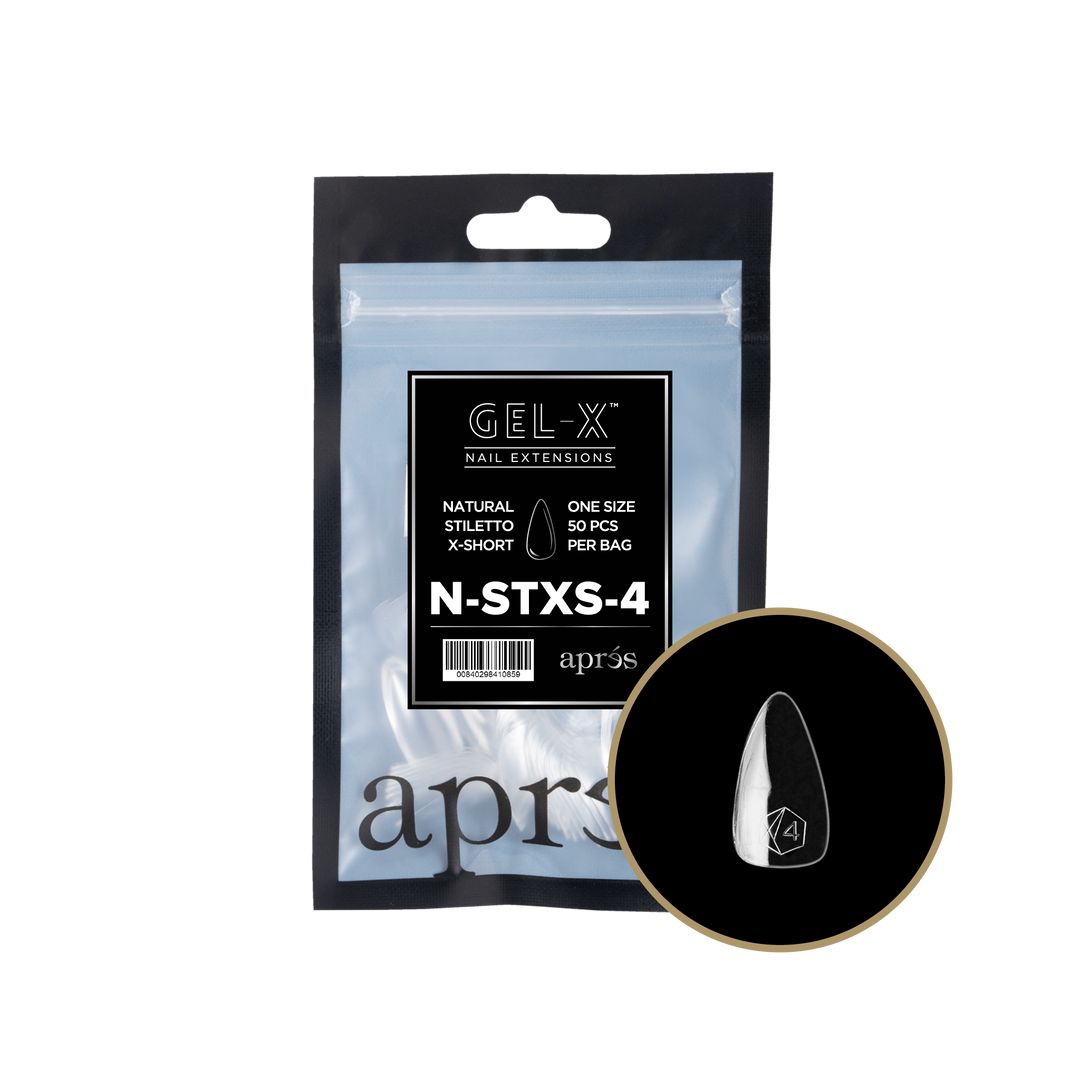 GEL-X® Natural Stiletto Extra Short Refill Bag (50pcs)