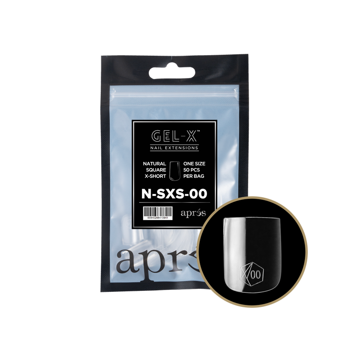 GEL-X® Natural Square Extra Short Refill Bag (50pcs)