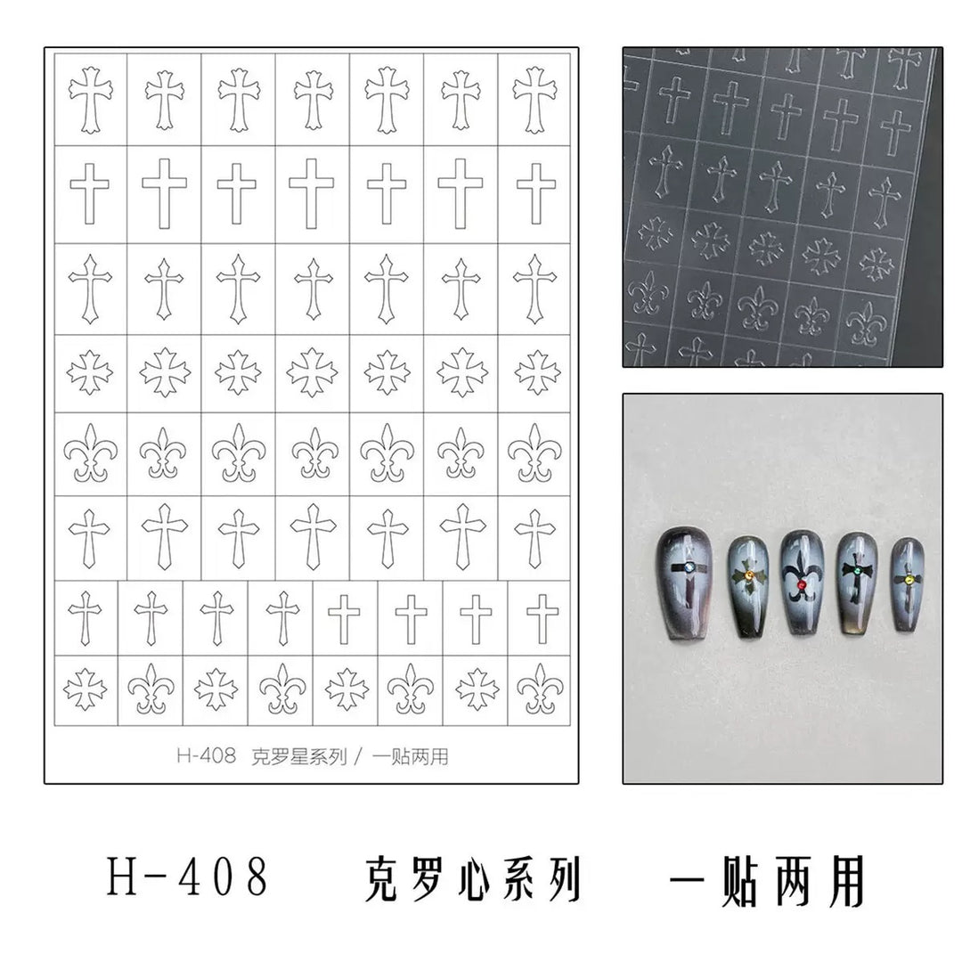 Nail Art Stickers - H 408