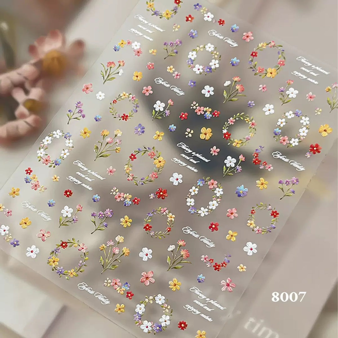 Nail Art Stickers - YT 8007