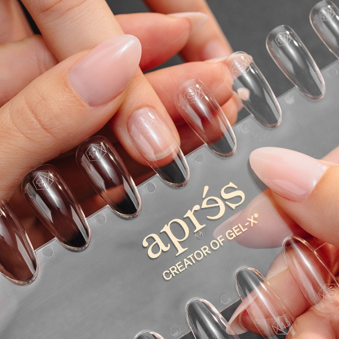 Gel-X Tip Swatch - Natural/Sculpted Coffin Long
