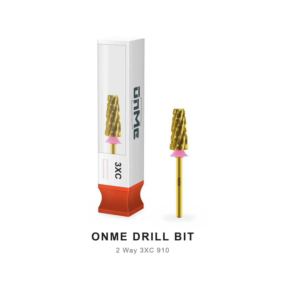 ONME 3XC 910 2-way 5-in-1 tapered barrel carbide nail drill bit with its ONME box