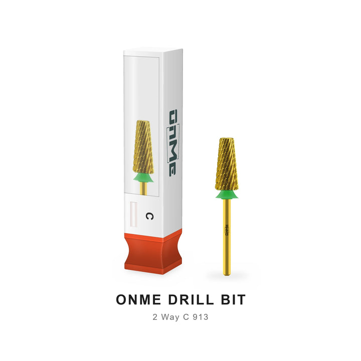 ONME C 913 2-way 5-in-1 tapered barrel carbide nail drill bit with its ONME box