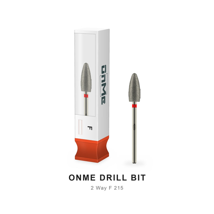 ONME F 215 2-way long bullet diamond nail drill bit with its ONME box