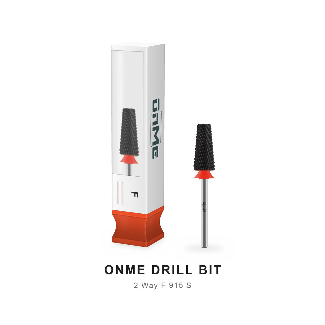 ONME F 915 S 2-way 5-in-1 tapered barrel carbide nail drill bit with its ONME box