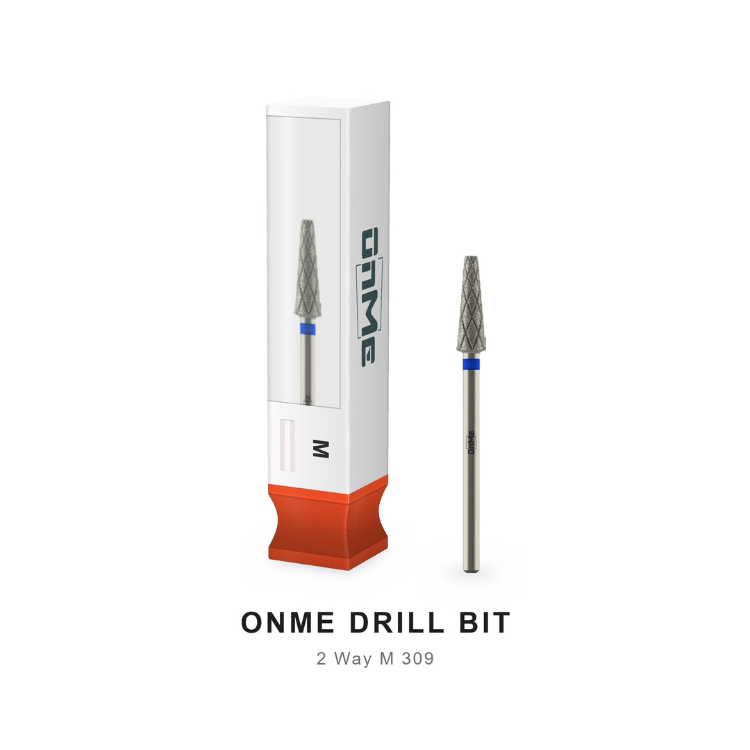 ONME M 309 2-way tapered with cooling groove diamond nail drill bit with its ONME box