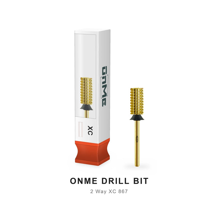 ONME XC 867 2-way 3-in-1 barrel carbide nail drill bit with its ONME box