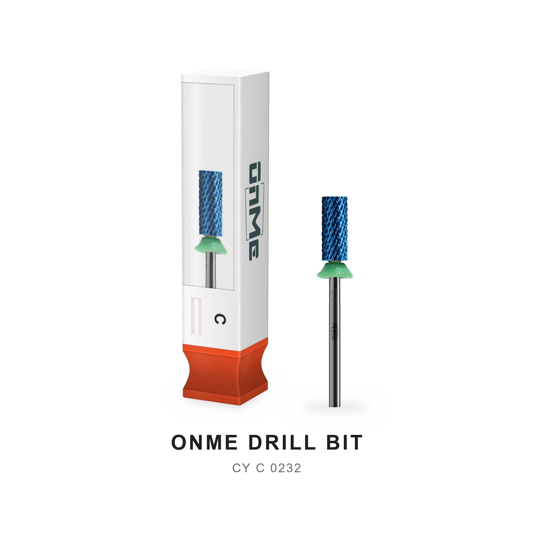 ONME CY C 0232 small barrel carbide nail drill bit with its ONME box