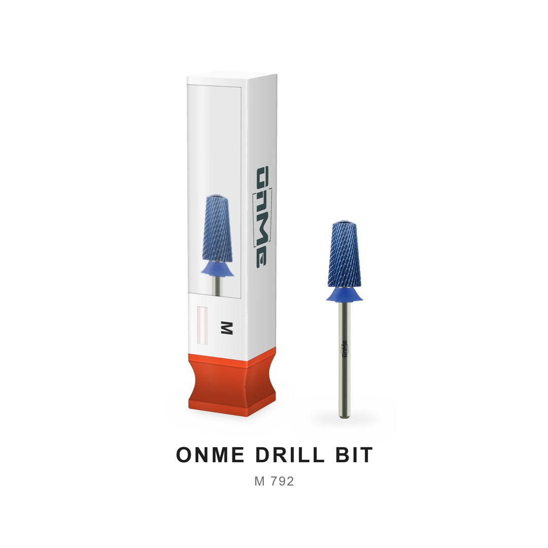 ONME M 792 smooth tapered barrel carbide nail drill bit with its ONME box