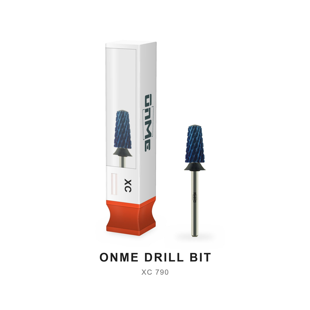 ONME XC 790 smooth tapered barrel carbide nail drill bit with its ONME box