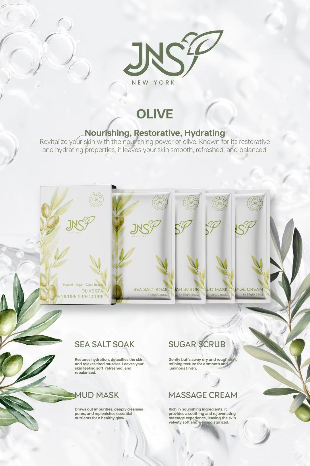 Bộ Sản Phẩm Pedicure 4 trong 1 JNS