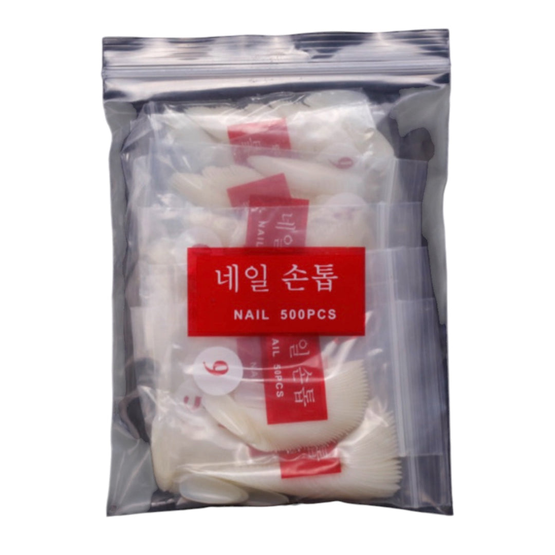 Plastic  Nail Tips | Korean (500pcs/pack)