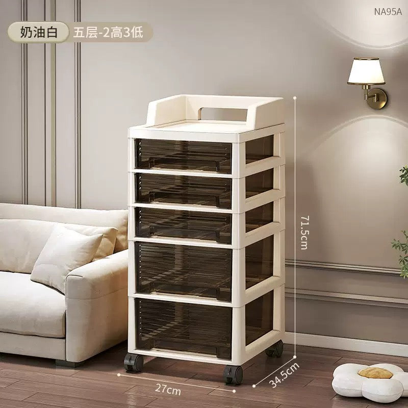 Plastic Storage Cabinet 5 Tier
