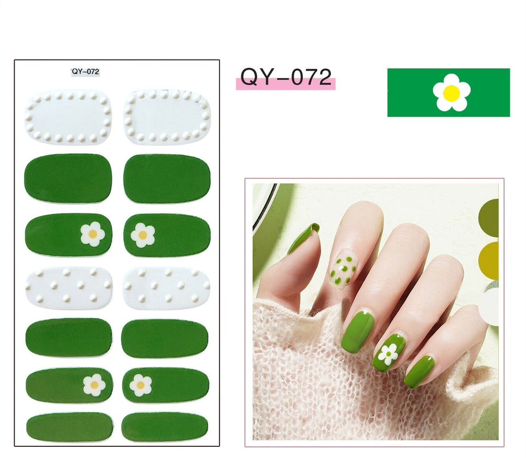 Full Nail Gel Sticker - QY 072