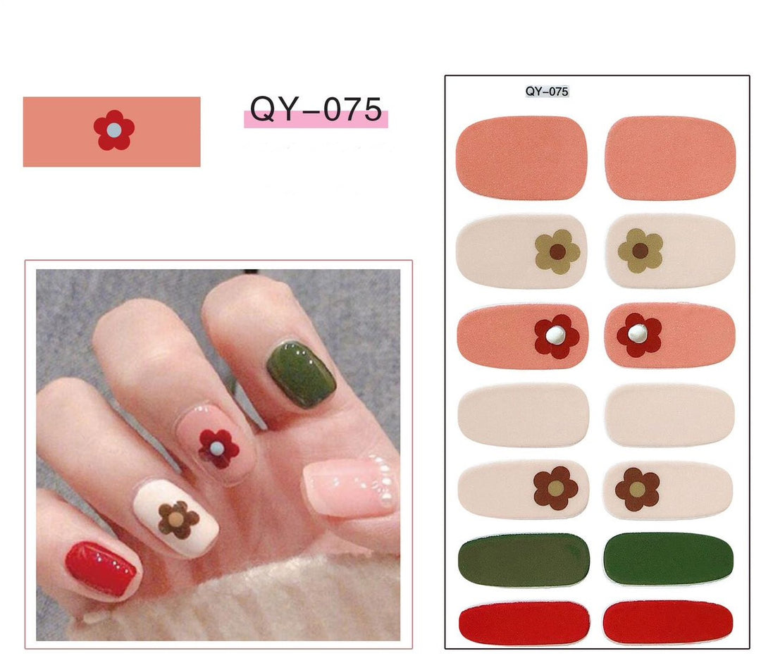 Full Nail Gel Sticker - QY 075
